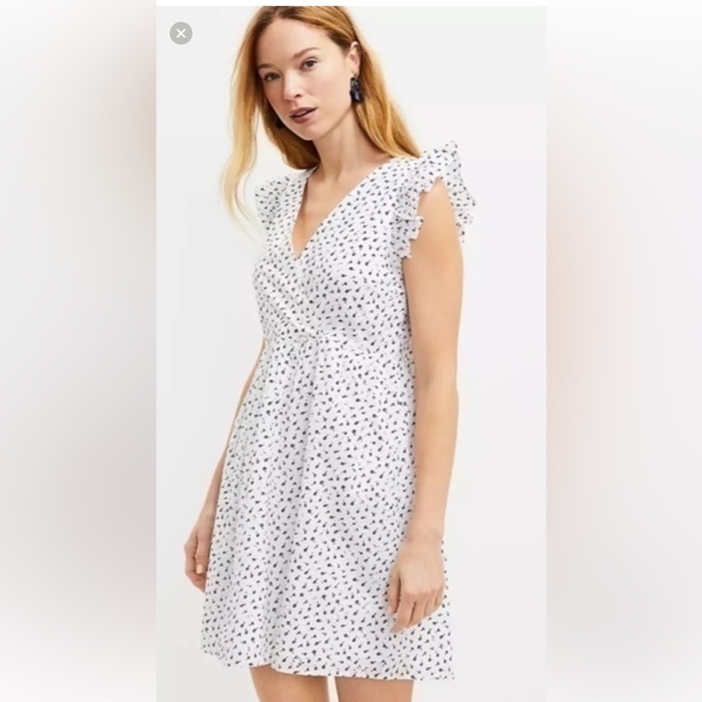 LOFT Eyelet Mini Dress